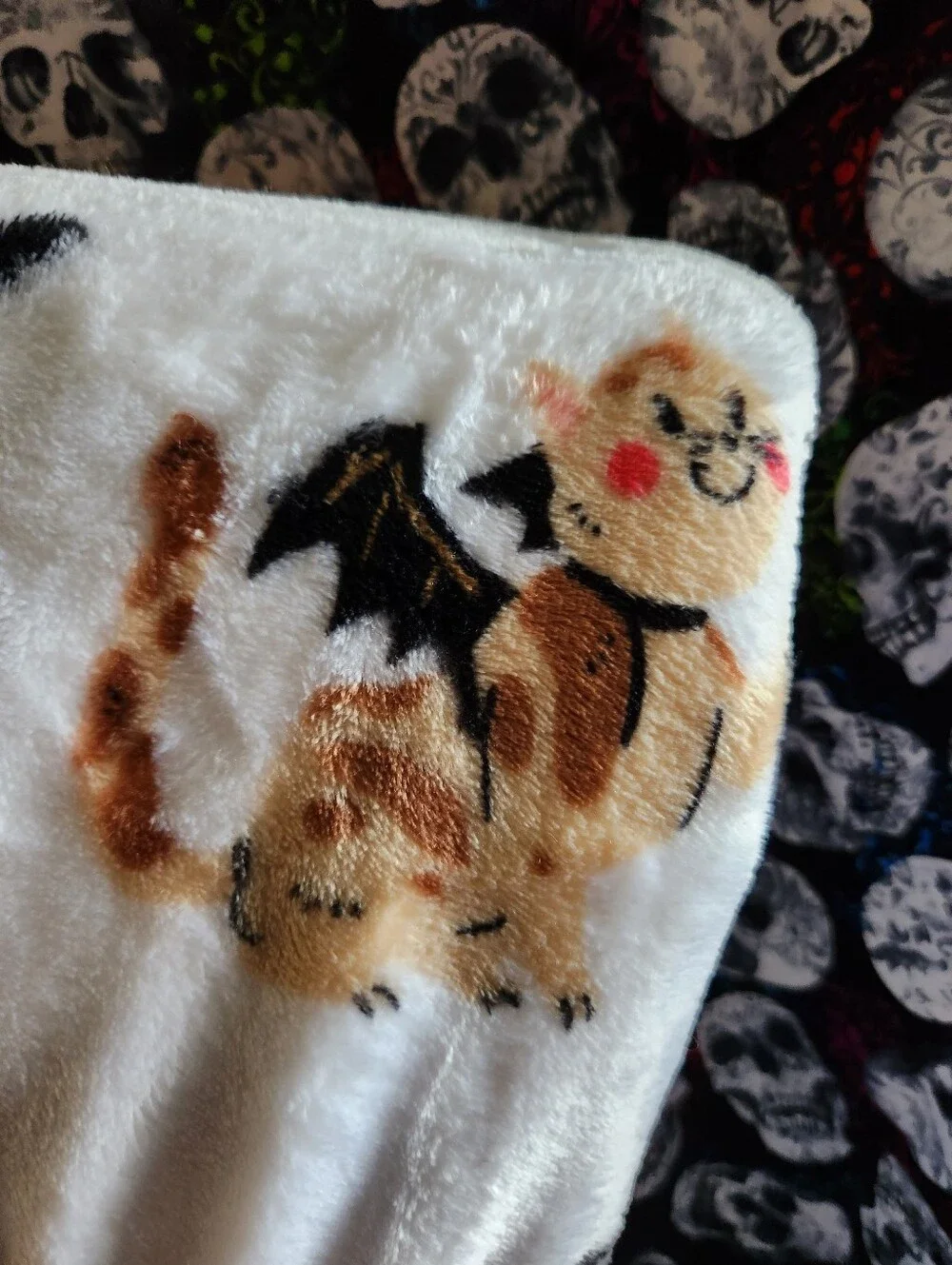Halloween Cats Queen Size Plush Blanket 90